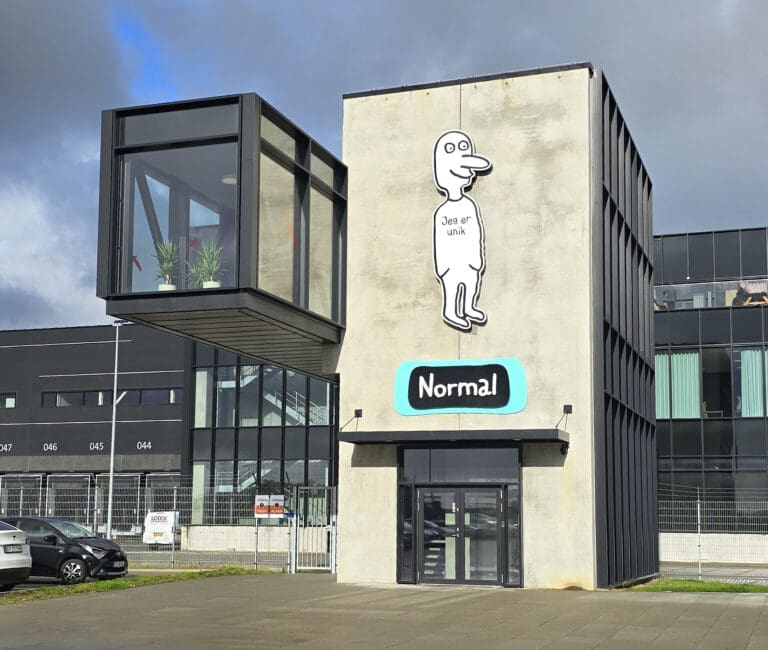 Normal logistikcenter ingång