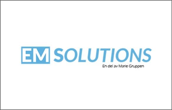 logotyp för EM Solutions